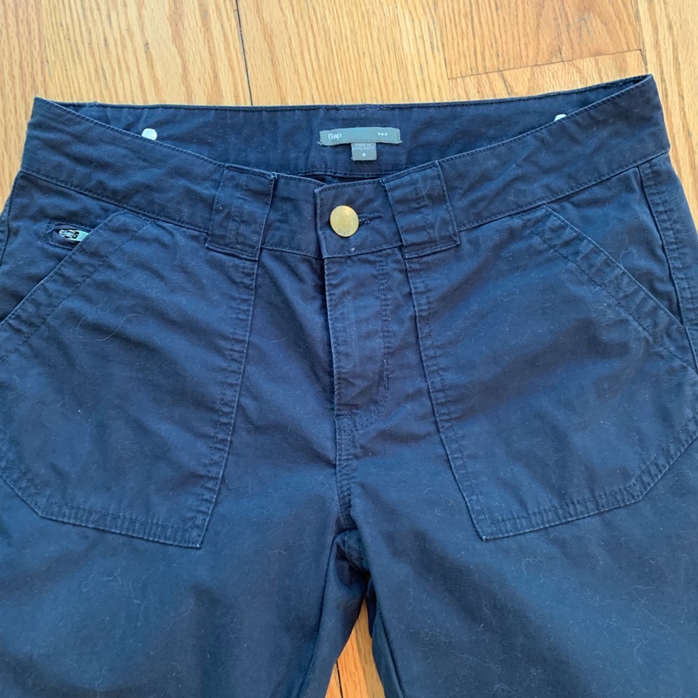 Navy Blue Capri Pants - Picture 2 of 3